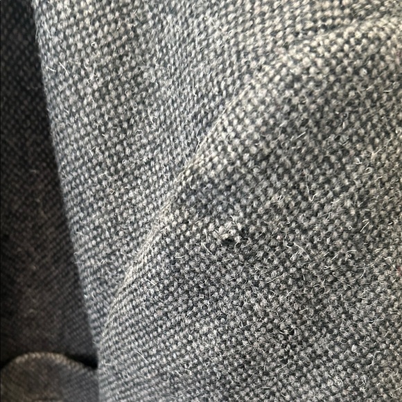 Men's Charcoal Trench Coat 
Pure Virgin Wool - Picture 5 of 11